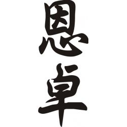 Enzo - Sticker prénom en Chinois