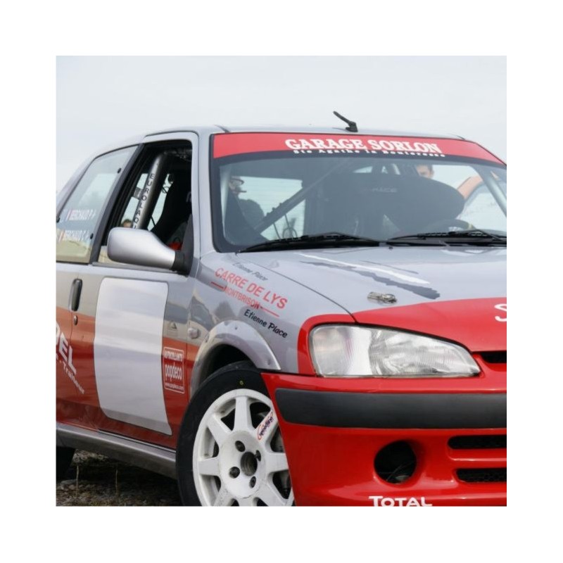 2 Fonds numéro de course FFSA 70x50cm pour véhicule de rallye