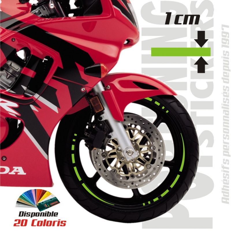 Superbes stickers  pour  jante de moto  pas cher Racing 4