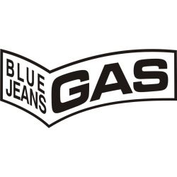 Sticker Moto GP - Sponsors - Blue Jeans GAS 1