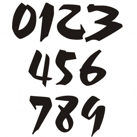 Set De 2 Grands Numéros De Rallye Personnalisables 600mm X 500mm - Pour Voiture De Course, Autocollants Décalcomanies