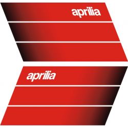 Stickers Aprilia Réservoir 18x8 cm - 1 droit et 1 gauche