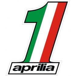 Aprilia number 1 - Sticker Autocollant