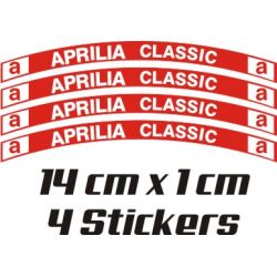 Aprilia Classic 1 - 4 Stickers de jantes