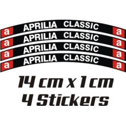 Aprilia Classic 2 - 4 Stickers de jantes