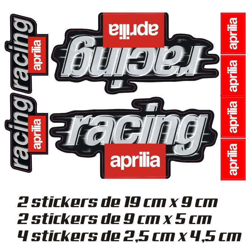 Aprilia Pack Stickers 2 - Autocollants Moto Aprilia