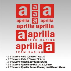 Aprilia Pack Stickers 4 - Autocollants Moto Aprilia