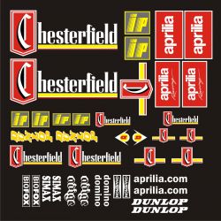 Aprilia Kit déco Chester Field - Autocollants Moto Aprilia