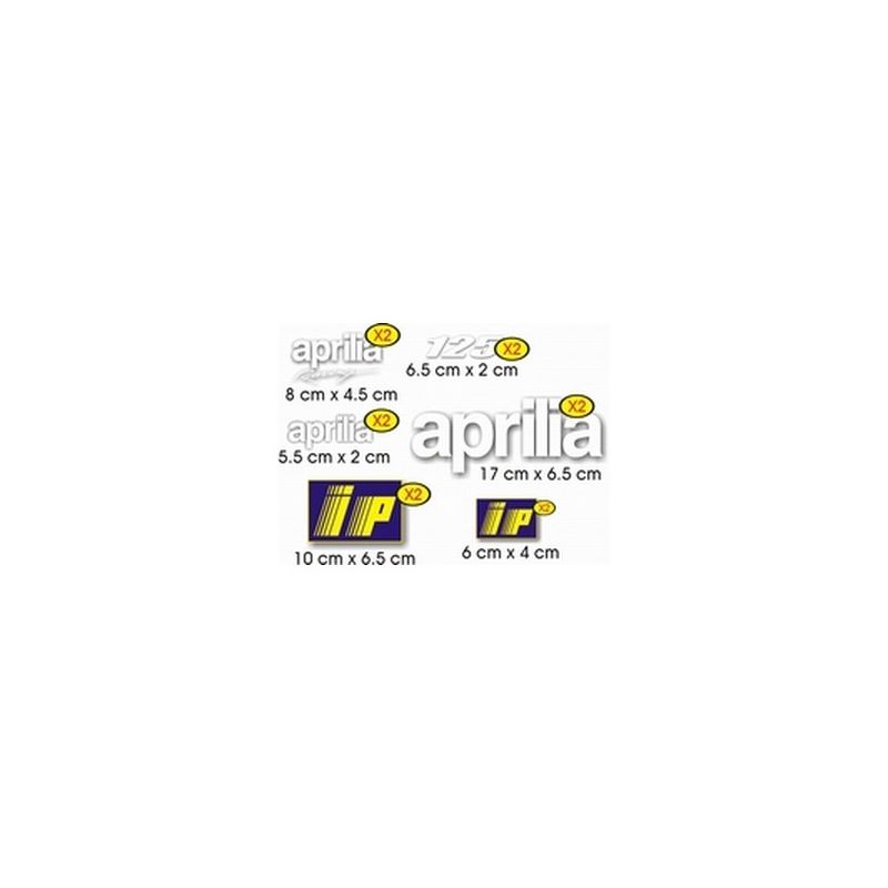 Kit déco Aprilia Harada RS 125 - part 2/3 - Autocollants Moto Aprilia