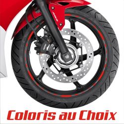 Stickers de jantes Bulles pour moto - Coloris au Choix