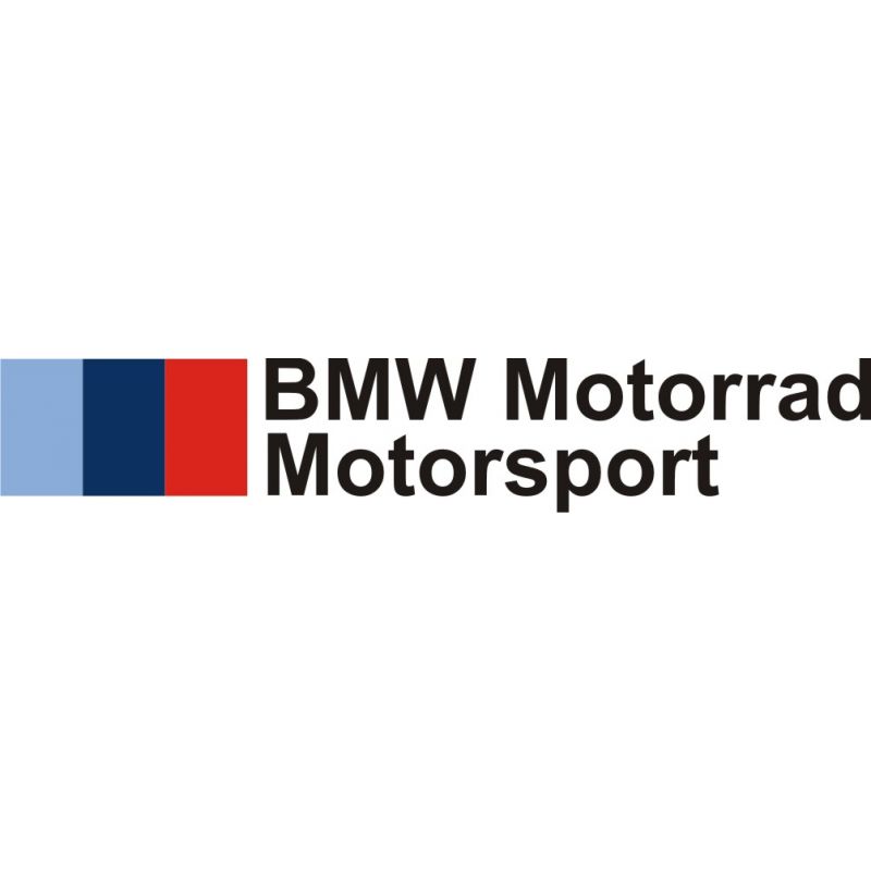 BMW Motorrad Motorsport Sticker + drapeau