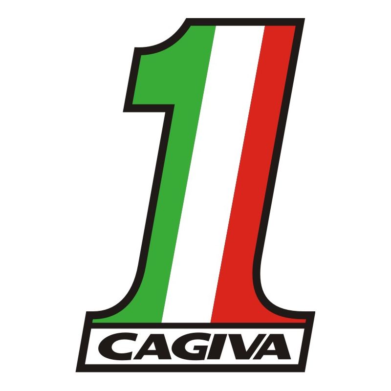 Sticker Cagiva n°1 - Autocollant taille au choix