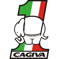 Sticker Cagiva Redesigned 25