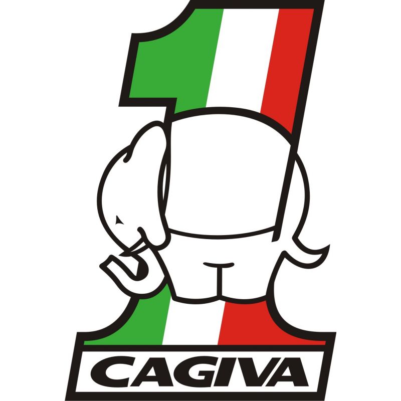 Sticker Cagiva Redesigned 26