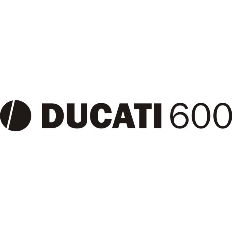Ducati 600 Autocollant 16