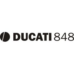 Ducati 848 Sticker - Autocollant 21