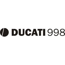 Ducati 998 Sticker - Autocollant 24