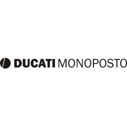 Ducati Monoposto Sticker - Autocollant 36