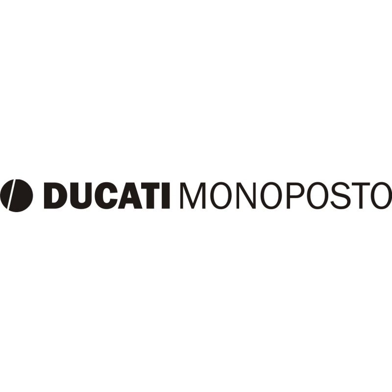 Ducati Monoposto Sticker - Autocollant 36