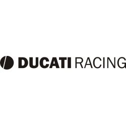 Ducati Racing Sticker - Autocollant 45