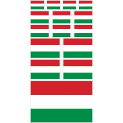 stickers drapeau Hongrie