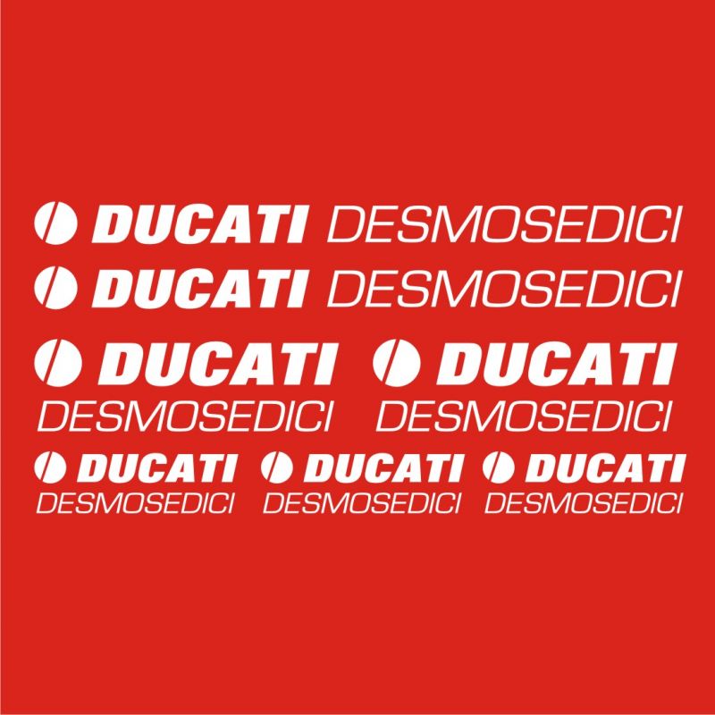 Ducati Desmosedici Stickers - Planche Autocollants 54
