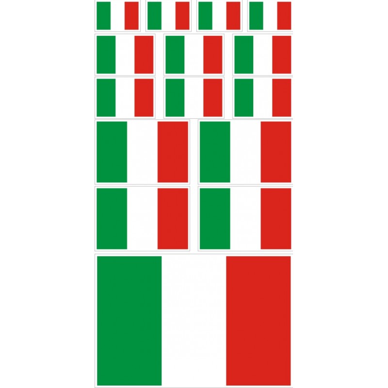 stickers drapeau italie