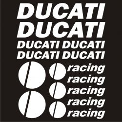 Ducati Racing Sticker - Planche Autocollants 73
