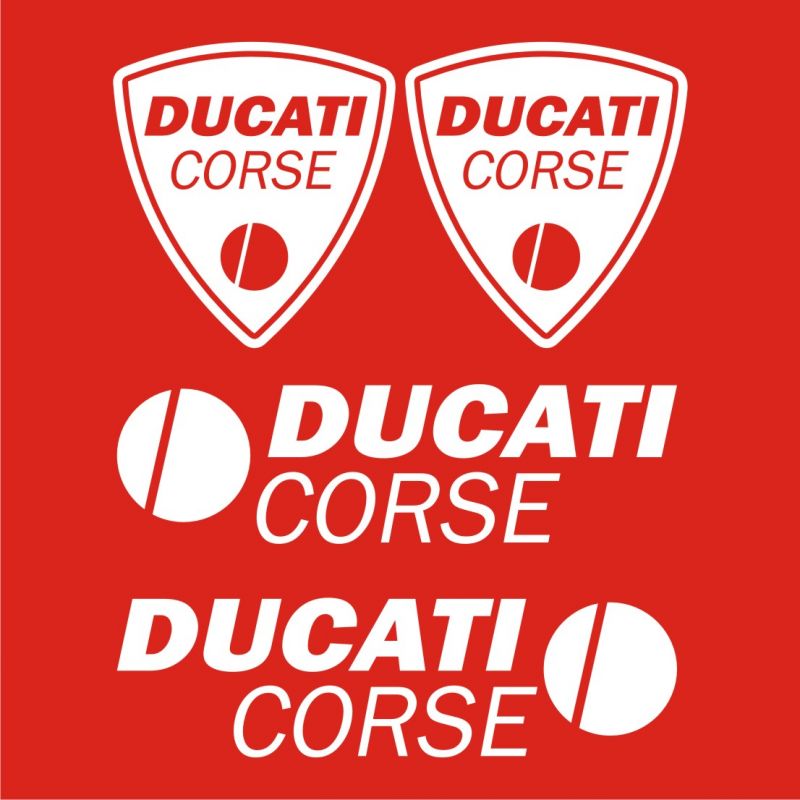 Ducati Corse Sticker - Planche Autocollants 74