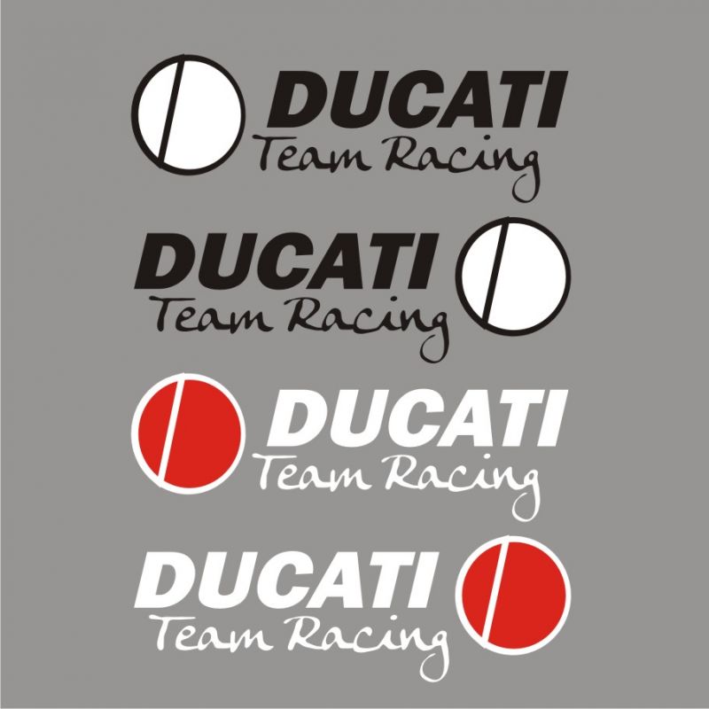 Ducati Team Racing 2 Stickers - Autocollants 76