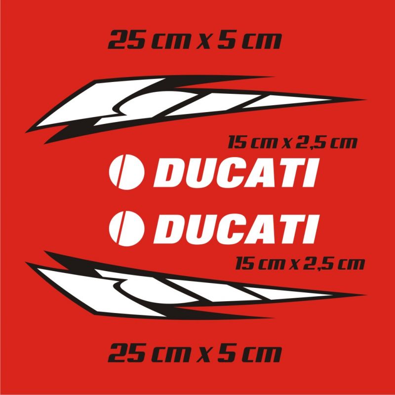 Ducati Stickers de réservoir - Autocollants 81