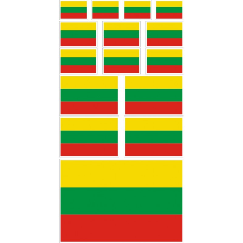 stickers drapeau Lituanie