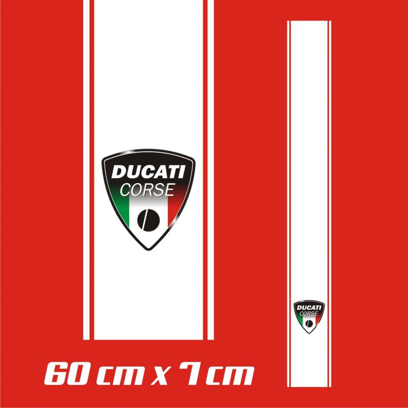 Ducati Corse Stickers - Bande Autocollante 89