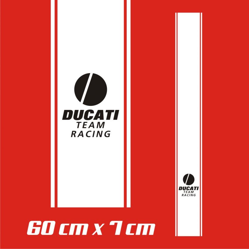Ducati Team Racing Stickers - Bande Autocollante 90