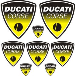 Ducati Corse Stickers - Planche Autocollants 96