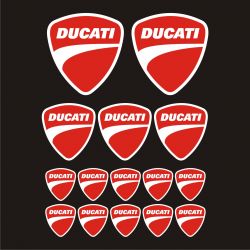 Ducati Corse Stickers - Planche Autocollants 97