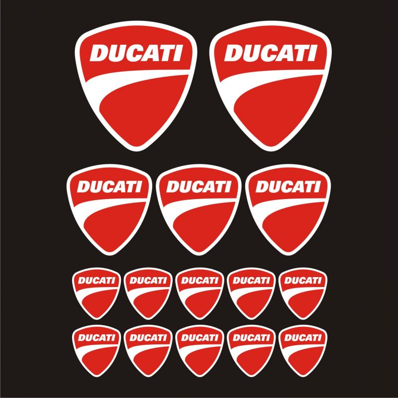 Ducati Corse Stickers - Planche Autocollants 97