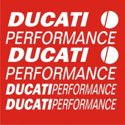 Ducati Performance Stickers - Planche Autocollants 103