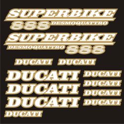 Ducati Superbike 888 Stickers - Planche Autocollants 110