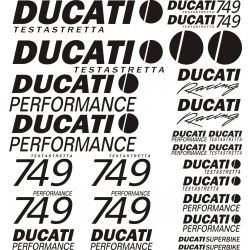Ducati Performance 749 Stickers - Planche Autocollants 111
