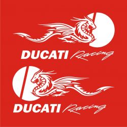 Ducati Racing Dragon Stickers - Autocollants 113