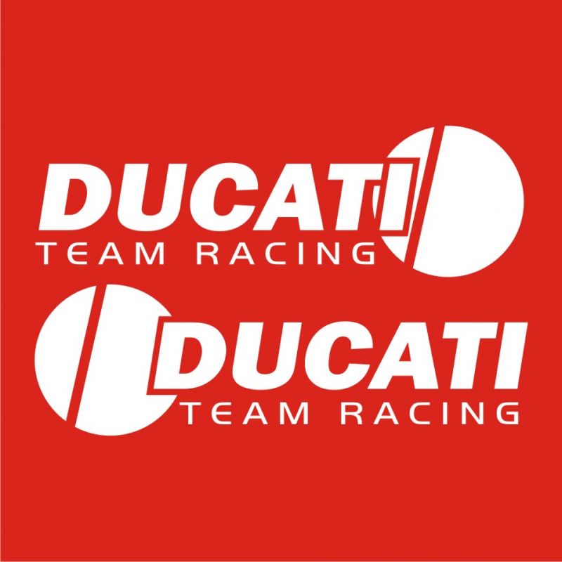 Ducati Team Racing Stickers - Autocollants 115