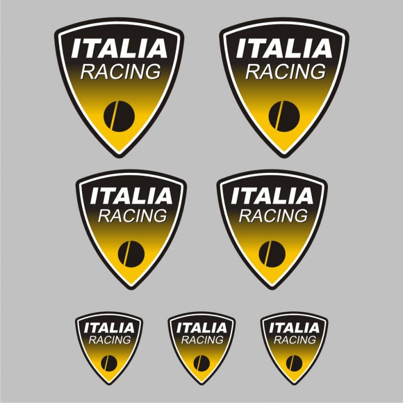 Ducati Italia Racing Planche Stickers - Planche Autocollants 120