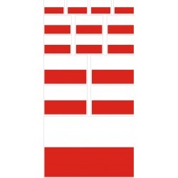 stickers drapeau Pologne