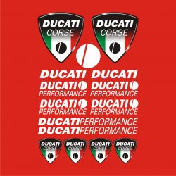 Ducati Performance Planche Stickers - Planche Autocollants 121
