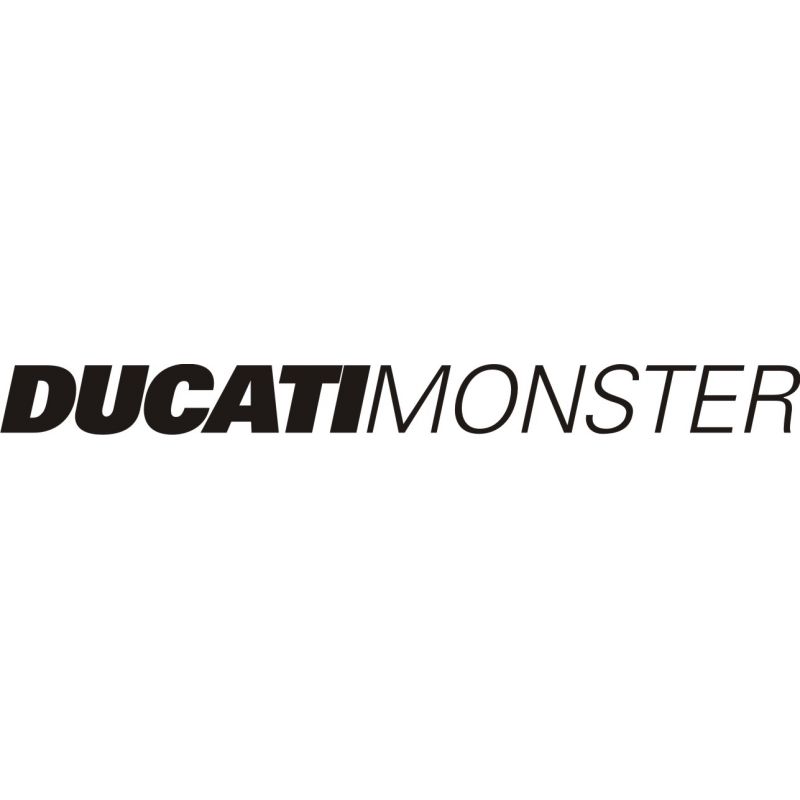 Ducati Monster Sticker - Autocollant 143