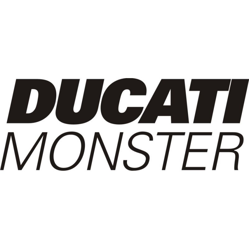 Ducati Monster Sticker - Autocollant 144
