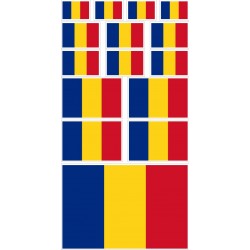 stickers drapeau Roumanie