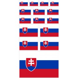 stickers drapeau Slovaquie