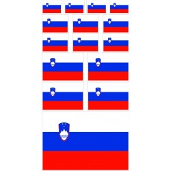 stickers drapeau Slovénie